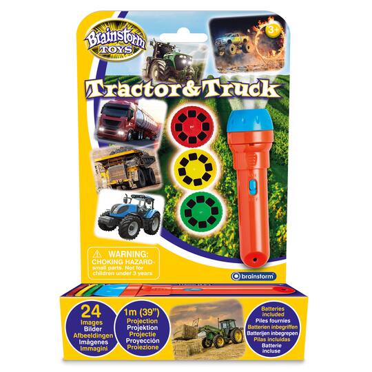Brainstorm Toys Tractor & Truck Torch & Projector
